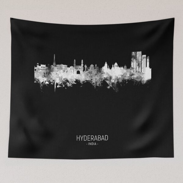 Item preview, Hyderabad Skyline India designed and sold by ArtPrints.