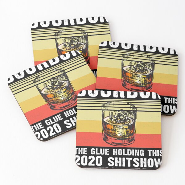 Item preview, Bourbon the glue holding this 2020 shitshow together T-Shirt designed and sold by gomezt1992.