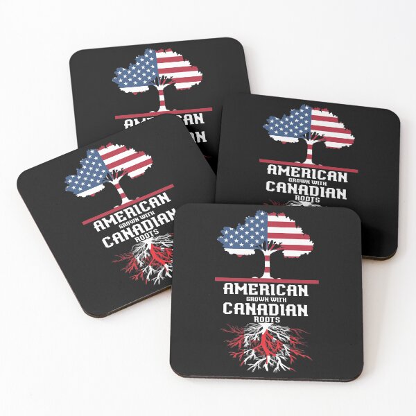 Item preview, American Grown Canadian Roots Canada designed and sold by bestshirtdesign.