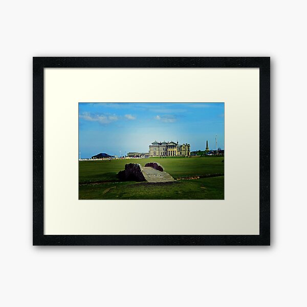 The Swilcan Bridge, Old Course, St Andrews, Scotland Framed Art Print