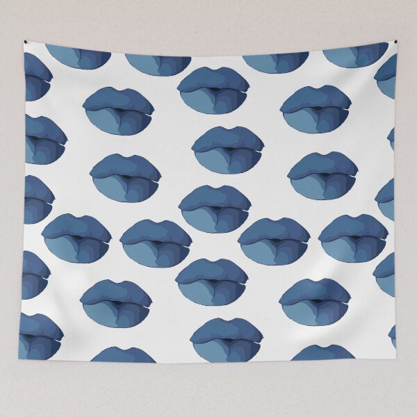 Item preview, Blue lips designed and sold by redgoch.