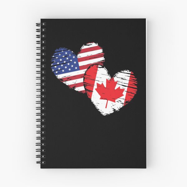 Item preview, Canadian USA Hearts Canada designed and sold by bestshirtdesign.