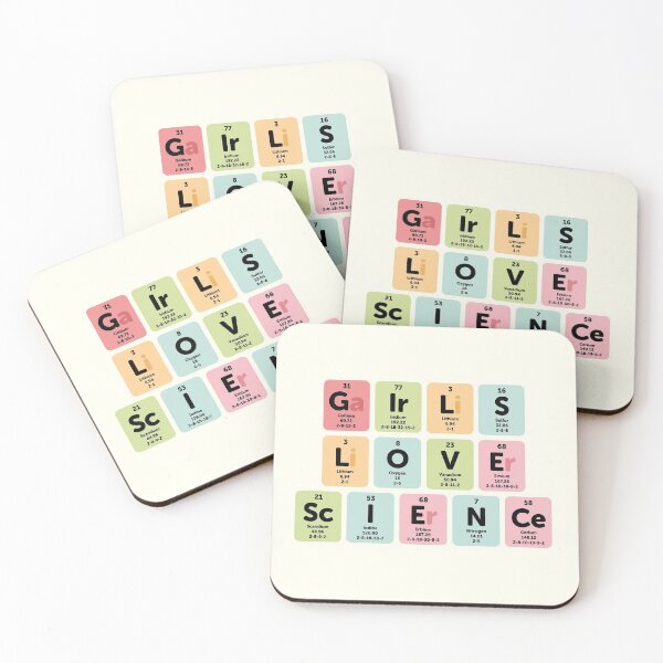 Item preview, Girls love science periodic table designed and sold by Eenig.