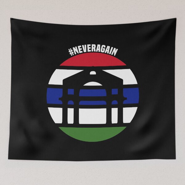Item preview, The Arch 22 in Gambia's National Colors with Never Again designed and sold by Nessshirts.