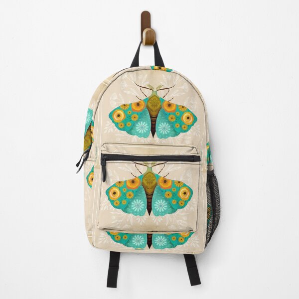 Item preview, Forest moth folkart painting designed and sold by Prita-D.
