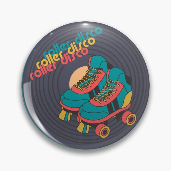 Item preview, retro roller skate disco designed and sold by TheFirstMayDay.
