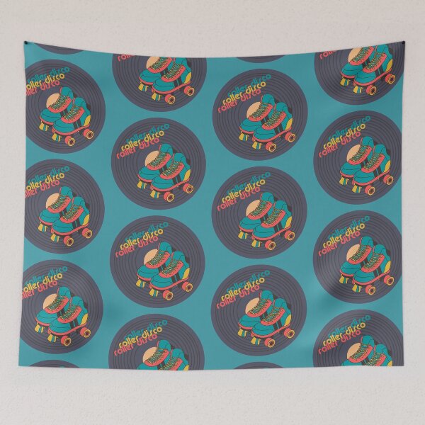 Item preview, retro roller skate disco designed and sold by TheFirstMayDay.