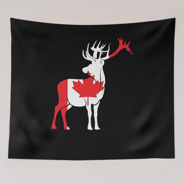 Item preview, Maple Leaf Canadian Flag Deer Canada designed and sold by bestshirtdesign.