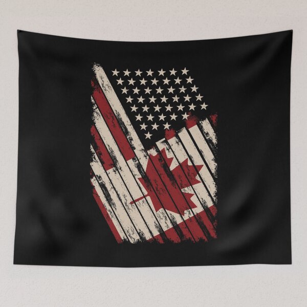 Item preview, Maple Leaf USA Flaf Canada designed and sold by bestshirtdesign.