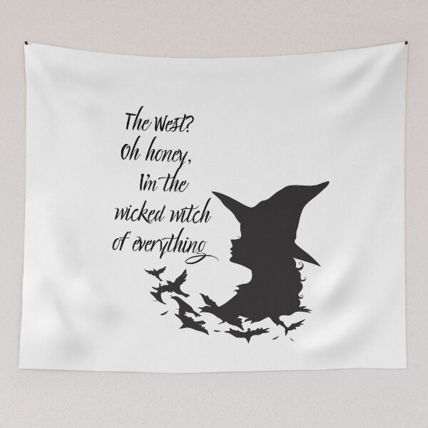Item preview, The west, Oh Honey I’m the wicked witch of everywhere Sassy witch quote For Halloween  designed and sold by WearwhatUthink.