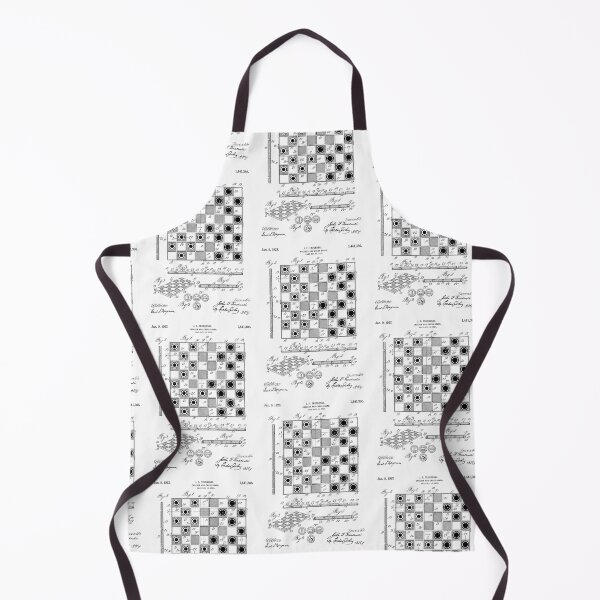 Item preview, Checker and Chess board 1923 patent designed and sold by InkedArtPrints.
