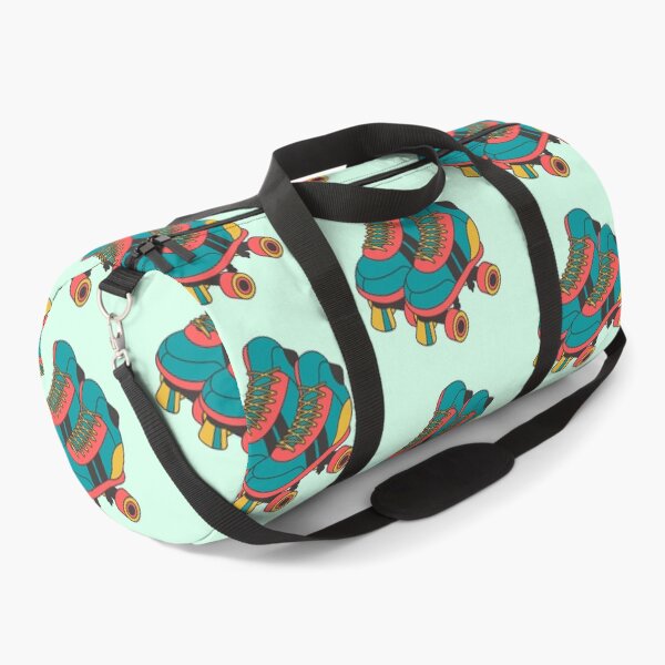 retro roller skate disco Duffle Bag