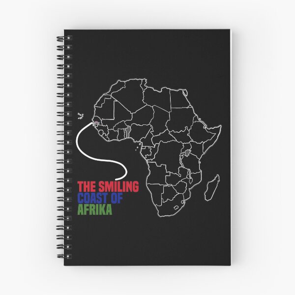 Item preview, The smile of Africa with the Gambia African map designed and sold by Nessshirts.
