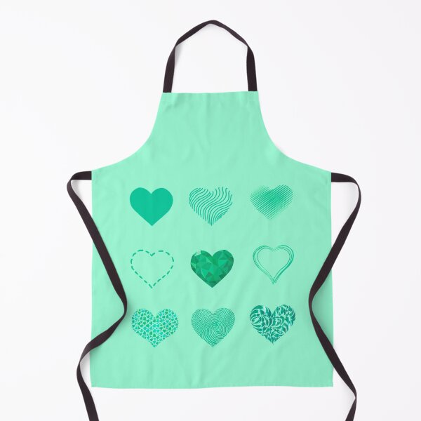 Item preview, Turquoise cute hearts pack designed and sold by everything4eva.