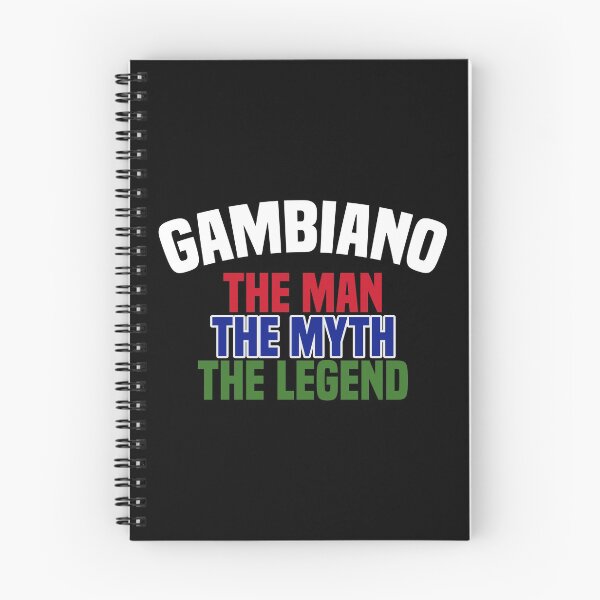 Item preview, Gambiano The Man The Myth The Legend Gambia designed and sold by Nessshirts.