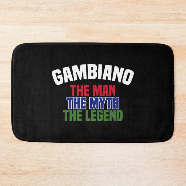 Item preview, Gambiano The Man The Myth The Legend Gambia designed and sold by Nessshirts.