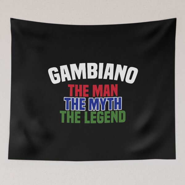 Item preview, Gambiano The Man The Myth The Legend Gambia designed and sold by Nessshirts.