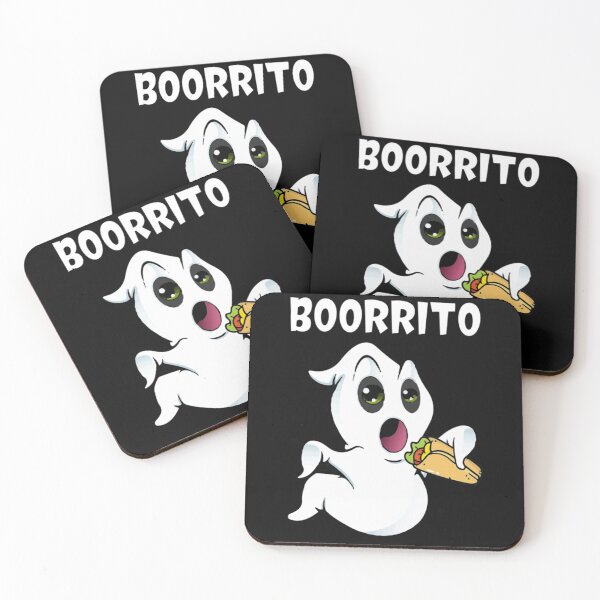 Item preview, Halloween T-ShirtHalloween Funny Ghost Costume Boo Boorrito Eating Burritos designed and sold by TunaBanoi.