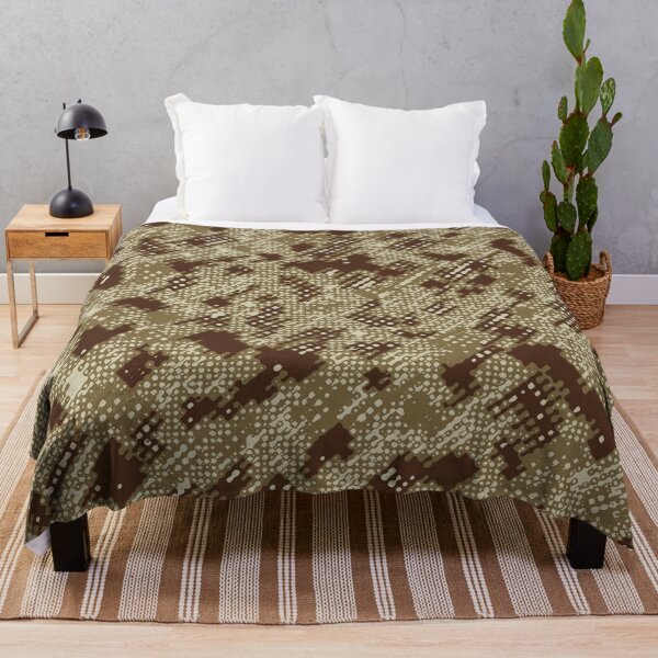 Item preview, Desert Camouflage Dots Sketch Patterns in Green, Brown and Sand designed and sold by ShopieHome.