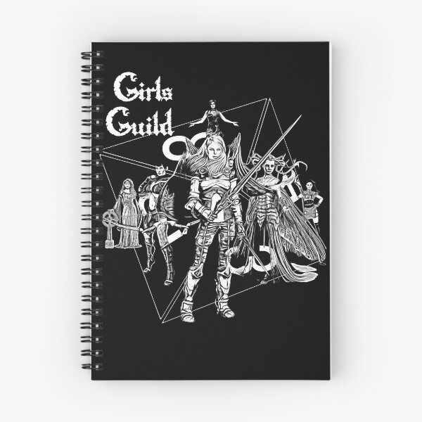 Item preview, Girls Guild - RPG Art - Black and White designed and sold by gabrielbdo.