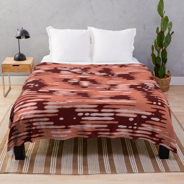 Item preview, Lush Lava Camouflage Lines Sketch Patterns in Red and Orange designed and sold by ShopieHome.