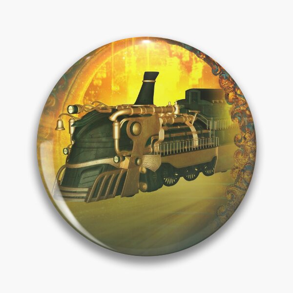 Item preview, Awesome steampunk train comes through a gate designed and sold by nicky2342.