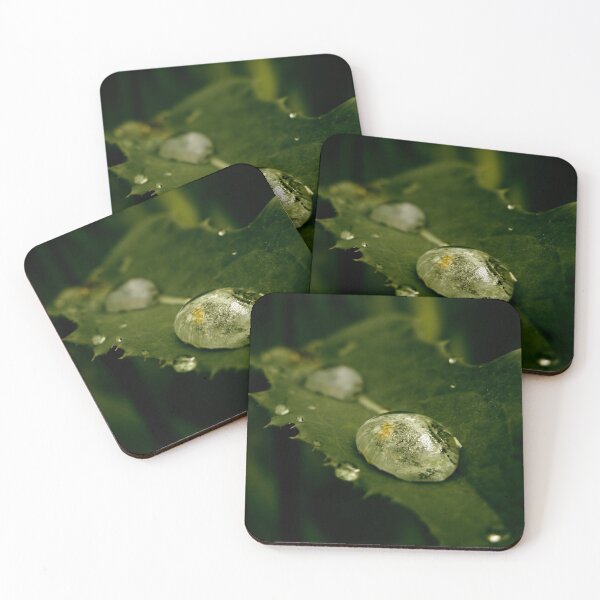 Item preview, Drop of Water on a Leaf - macro photography designed and sold by JuicyJulsy.