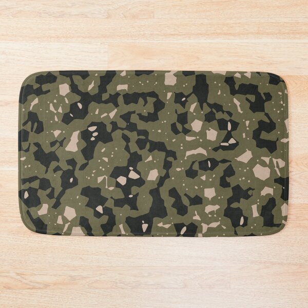 Item preview, Military Camouflage Stained Glass Patterns in Green, Beige and Black designed and sold by ShopieHome.