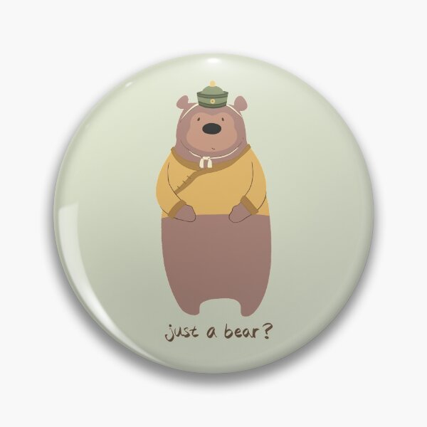 Item preview, "just a bear?" (Bosco the bear) designed and sold by Art By Billee.