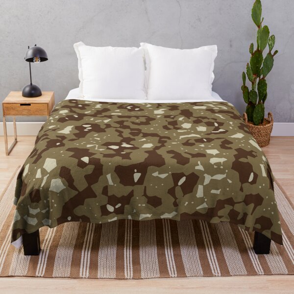 Item preview, Desert Camouflage Stained Glass Patterns in Green, Brown and Sand designed and sold by ShopieHome.