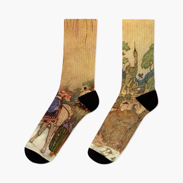 Item preview, She saw the castle for the first time By Edmund Dulac designed and sold by Niina  Niskanen.