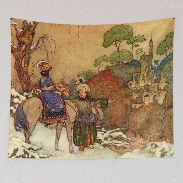 Item preview, She saw the castle for the first time By Edmund Dulac designed and sold by Niina  Niskanen.