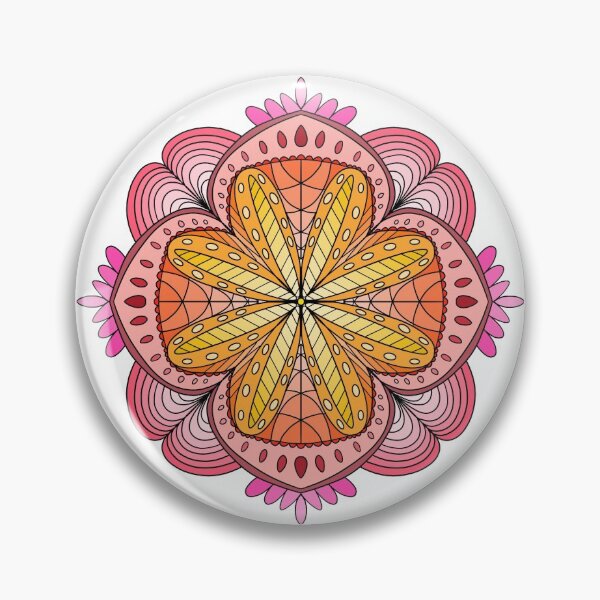 Item preview, Pink Mandala Sticker designed and sold by Krista Eliot.