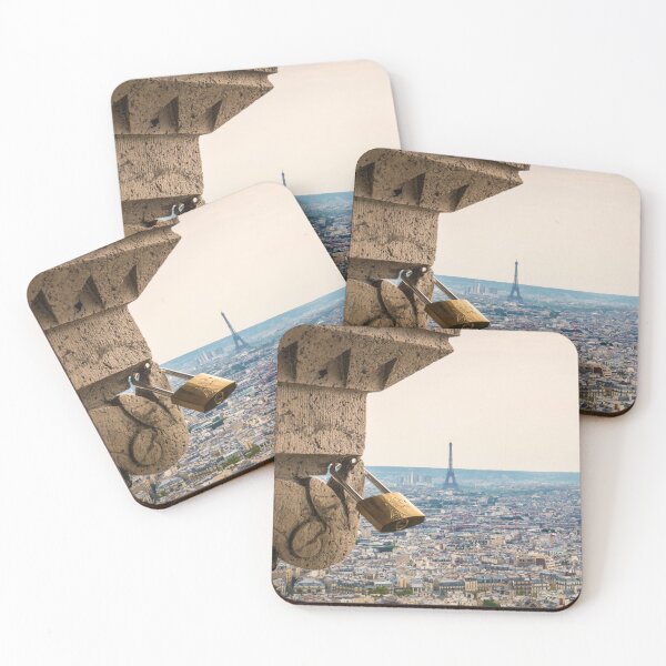 Item preview, Paris Love Locks (Eiffel Tower from Sacre Coeur) designed and sold by LukeDavidPhoto.