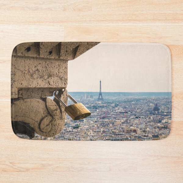 Item preview, Paris Love Locks (Eiffel Tower from Sacre Coeur) designed and sold by LukeDavidPhoto.