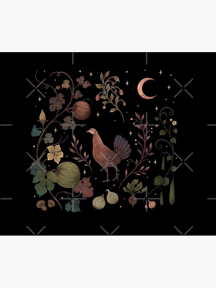 Wild Chicken with Autumn Vines by episodicDrawing