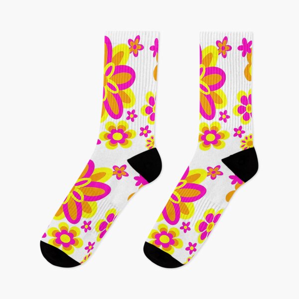 Item preview, Seventies Digital Flower Pattern  designed and sold by Heatherian.