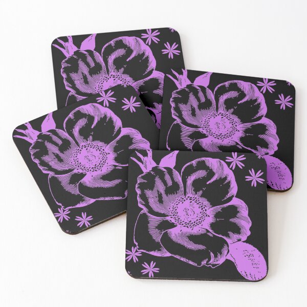 Item preview, Purple flower line. designed and sold by Dankio.