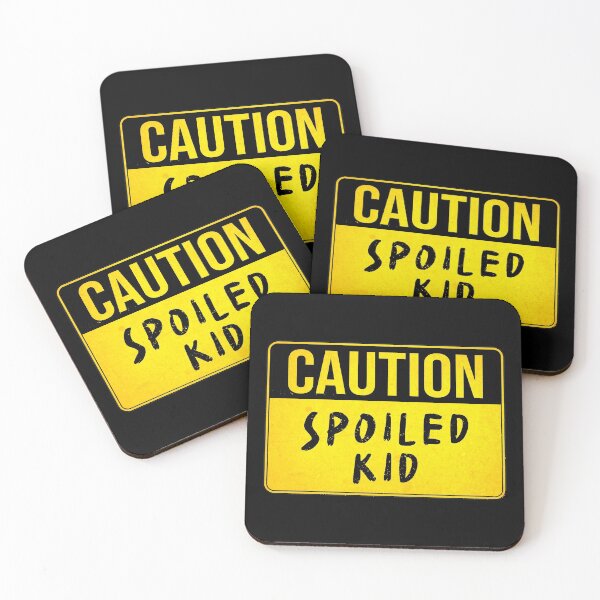Item preview, Caution Spoiled Kid (Funny Warning Sign - Road Sign Board - Danger) designed and sold by SassyClassyMe.