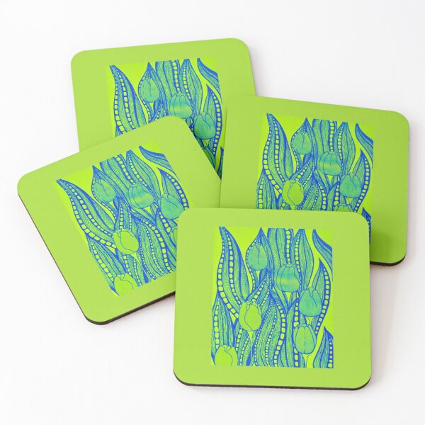 Item preview, Green tulips designed and sold by Manyatha.