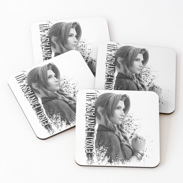 Item preview, Aerith - Final Fantasy 7 BlackWhite Desing designed and sold by AngeliaLucis.