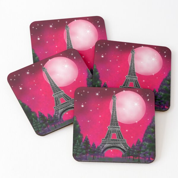 Item preview, Red Eiffel Tower night vision designed and sold by StylishSpectrum.