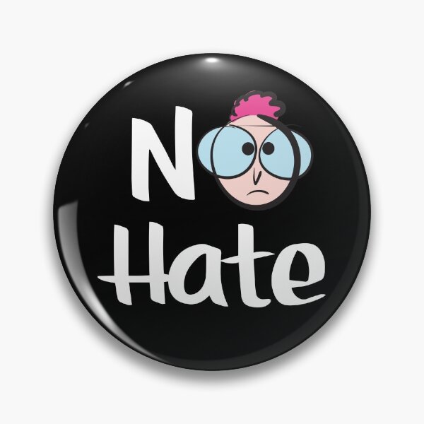 Item preview, No Hate Cute Kawaii Boy With Glasses Love the Kid Art  designed and sold by ProjectX23.