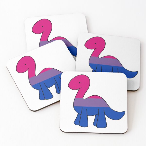 Item preview, Bisexual  Pride Dino designed and sold by vanillagutz.