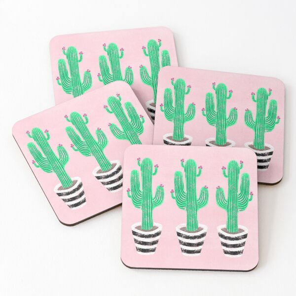 Item preview, Cactus Choas on Salmon Pink designed and sold by RC-aRtY.