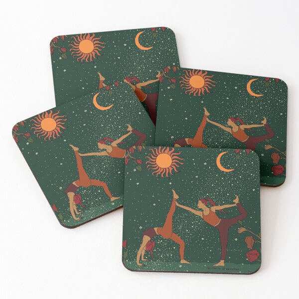 Item preview, Yoga Girls Sun Moon Nature designed and sold by sierratruong.