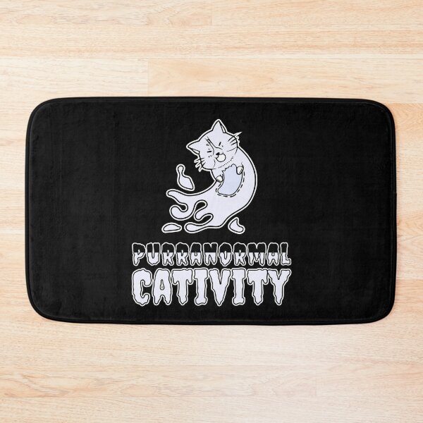 Item preview, Purranormal Cativity Funny Halloween Ghost Cat designed and sold by KeenCreative.