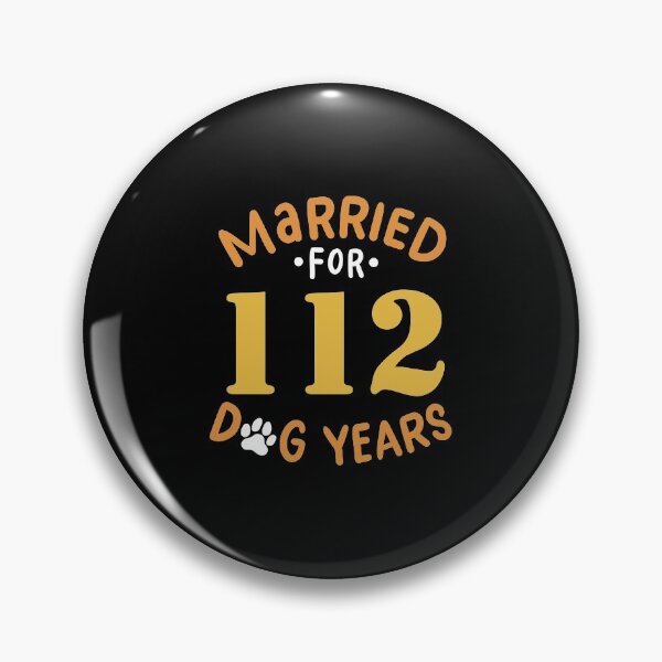 Item preview, 16th Wedding Anniversary, Married For 112 Dog Years designed and sold by haselshirt.