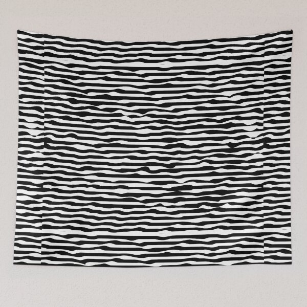 Item preview, Black White Waves Ocean designed and sold by basitcv.