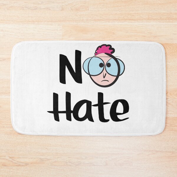 Item preview, No Hate Cute Kawaii Boy With Glasses Love the Kid Art  designed and sold by ProjectX23.